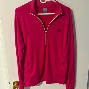 Women’s Pink Nike Pullover - Size Large